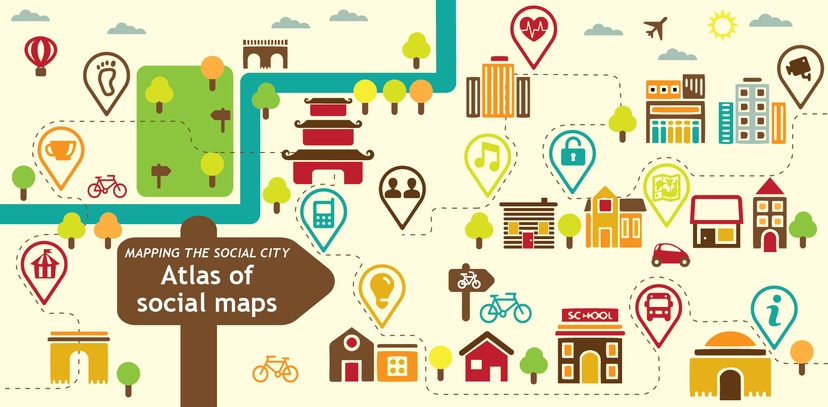 What Is A Local Map Mapping The Social City: Introducing The Atlas Of Social Maps | Social Life