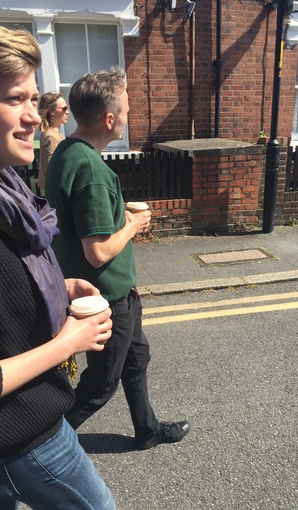 team walking